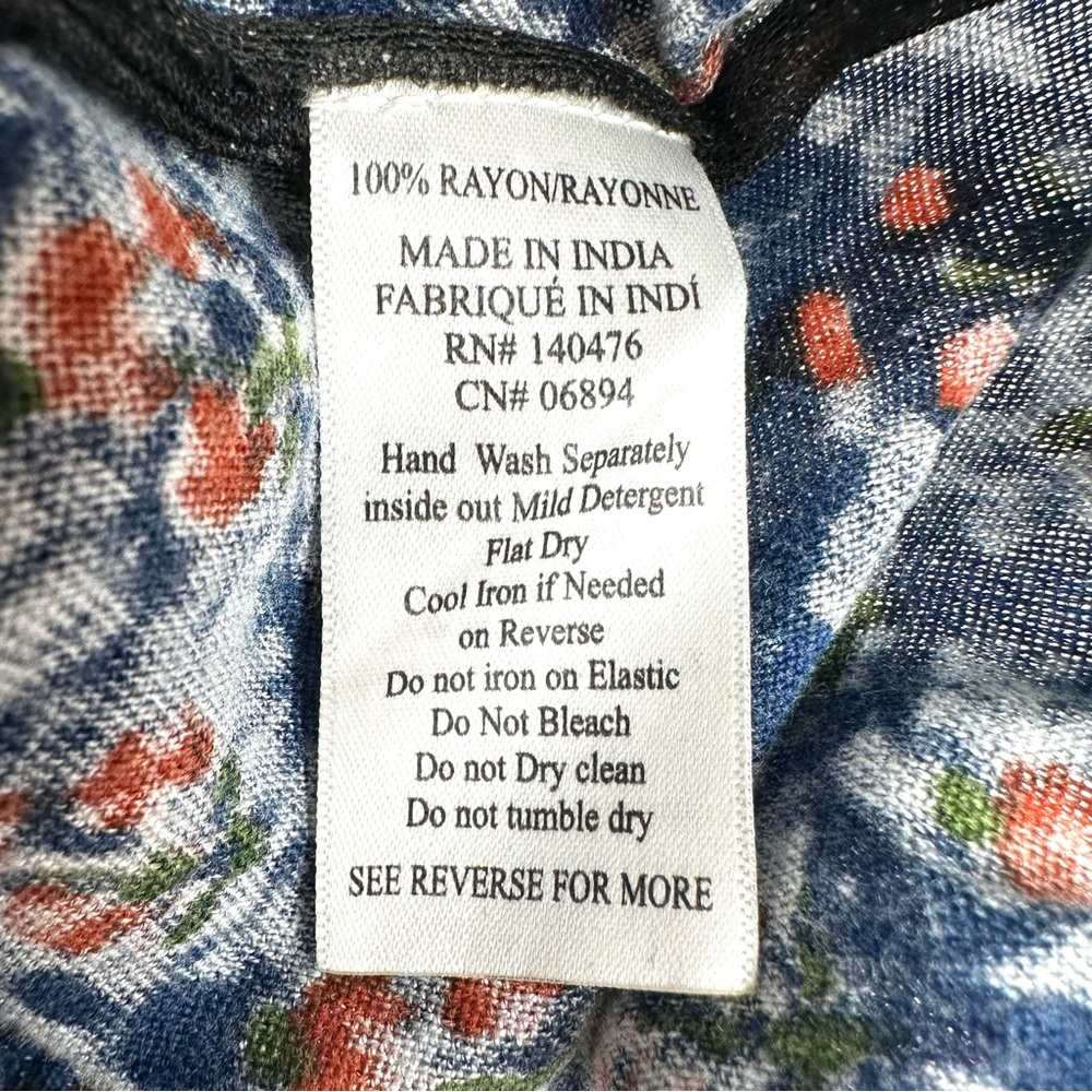 Faherty Ruffle Mixed Patterned Off The Shoulder B… - image 4